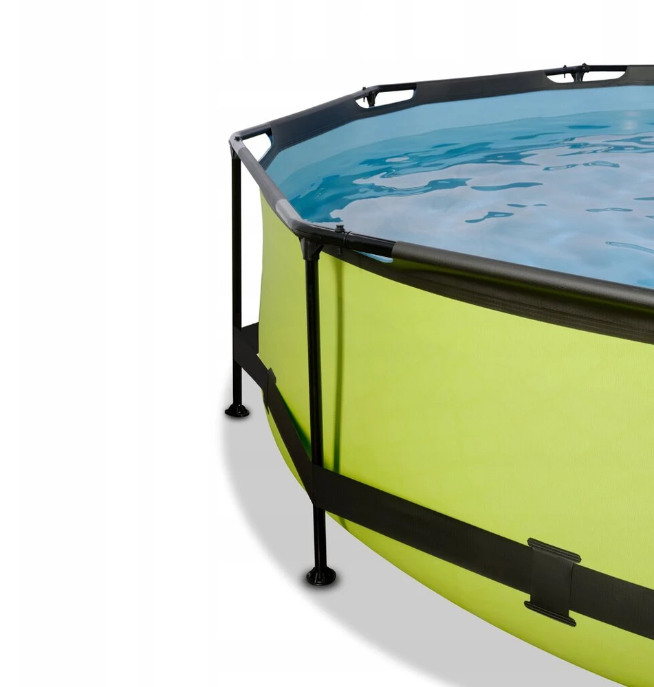 Sodo baseinas su filtru Exit Lime 300 x 76 cm žalias