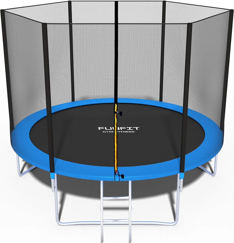 Sodo batutas 312cm 10ft su tinklu ir kopėtėlėmis Funfit