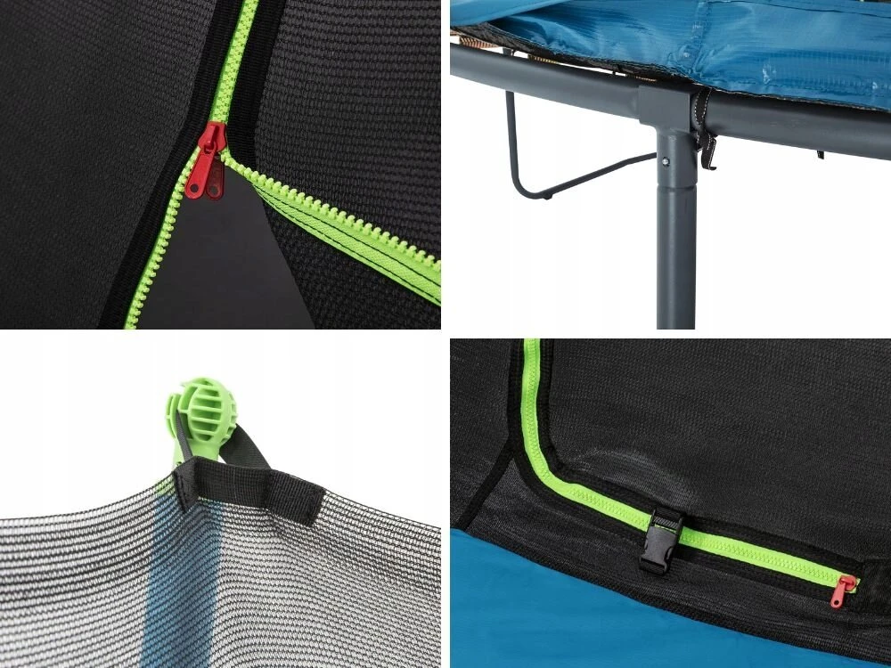 Sodo batutas vaikams su tinkleliu viduje 366cm Bestway + kopėčios
