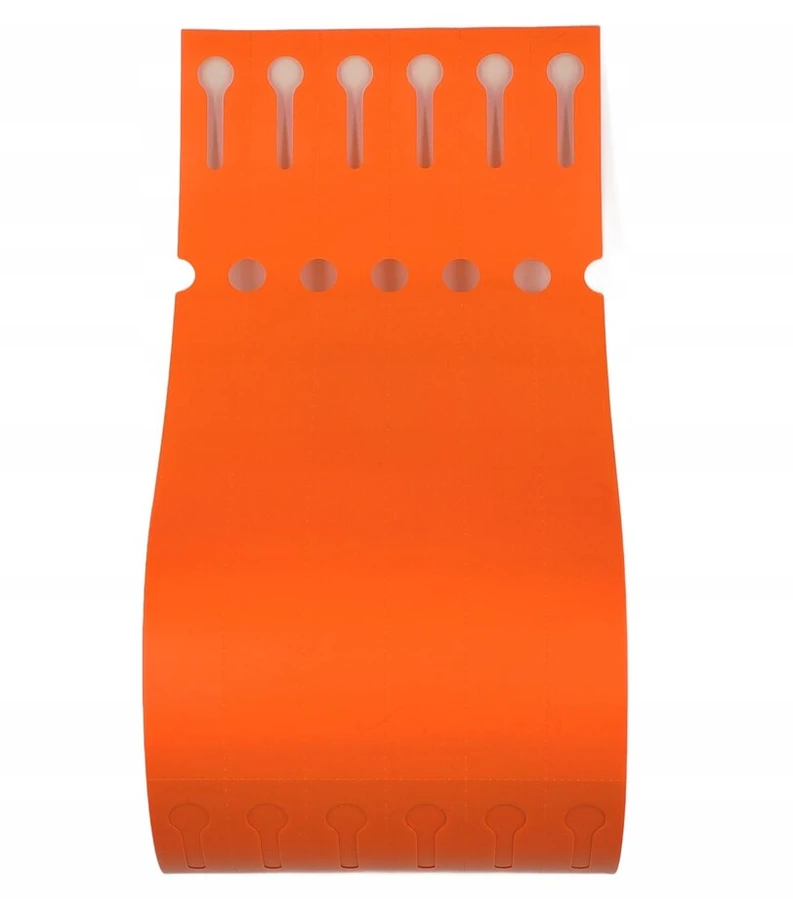 Sodo etiketės / sodo kilpos oranžinės 250mm x 17mm (17x250)