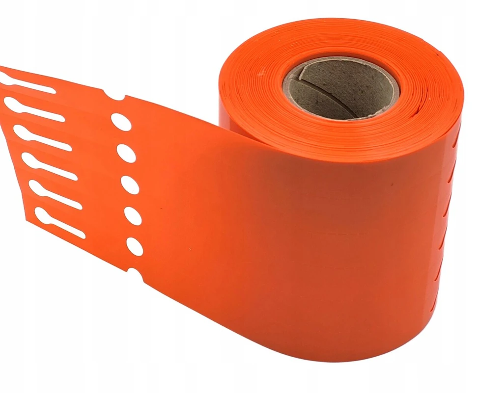 Sodo etiketės / sodo kilpos oranžinės 250mm x 17mm (17x250)