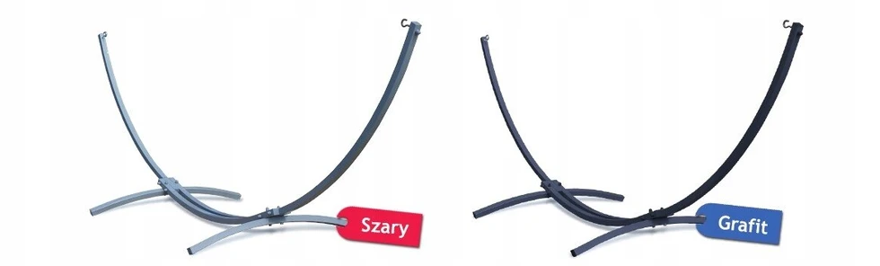 Sodo hamakas 1 asmeniui Acadia 200x120 + plieno rėmas Indela 120kg Potenza