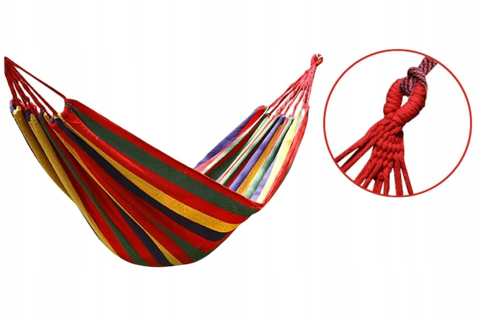 Sodo hamakas 200x80 cm, 120 kg, su maišeliu