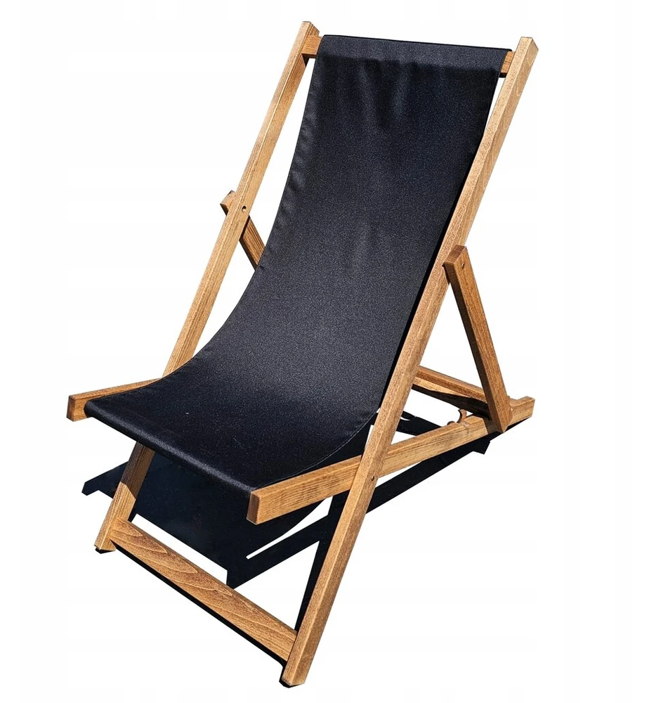 Sodo kėdė, storas bukas, dažytas rėmas, medinė kėdė, premium juoda
