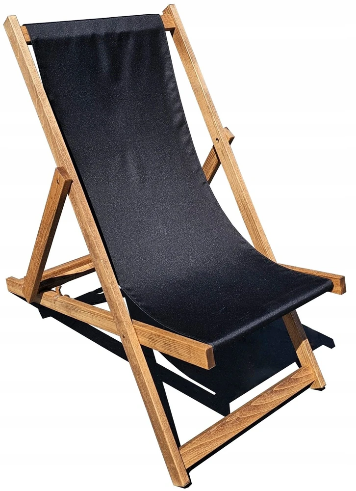 Sodo kėdė, storas bukas, dažytas rėmas, medinė kėdė, premium juoda