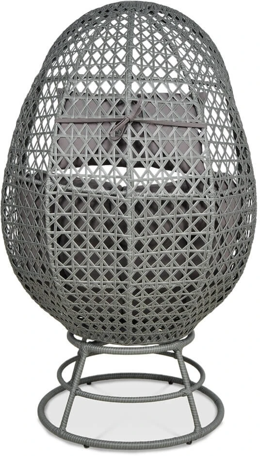 Sodo kėdė Technorattan Basket Holiday Swivel terasai, balkonui, pilka