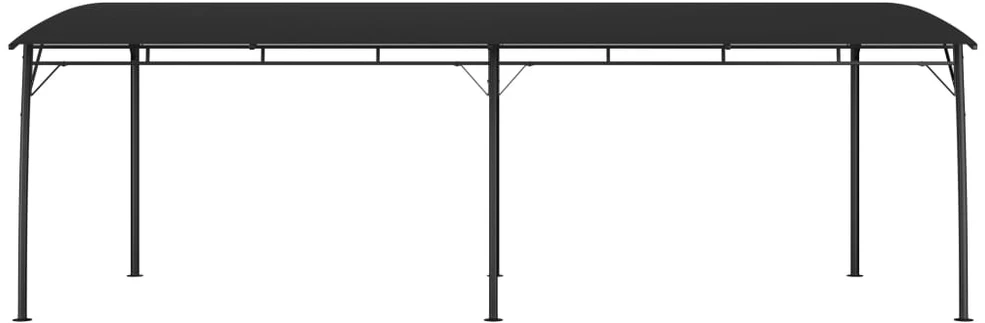 Sodo markizė nuo saulės, antracito spalvos, 6x3x2,55m