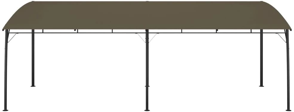 Sodo markizė nuo saulės, taupe spalvos, 6x3x2,55m