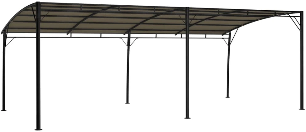 Sodo markizė nuo saulės, taupe spalvos, 6x3x2,55m