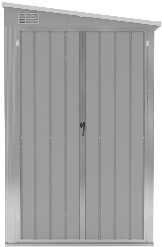 Sodo pašiūrė, pilka, 118x288x178cm, galvanizuotas plienas