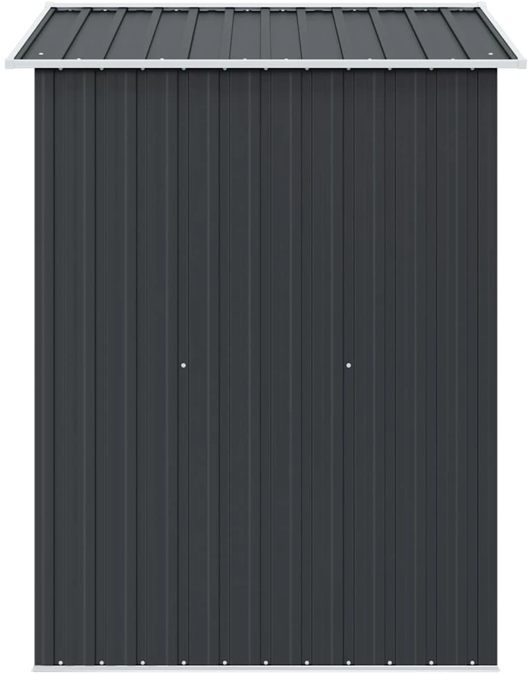 Sodo sandėliukas, antracito spalvos, 204x132x186cm, plienas