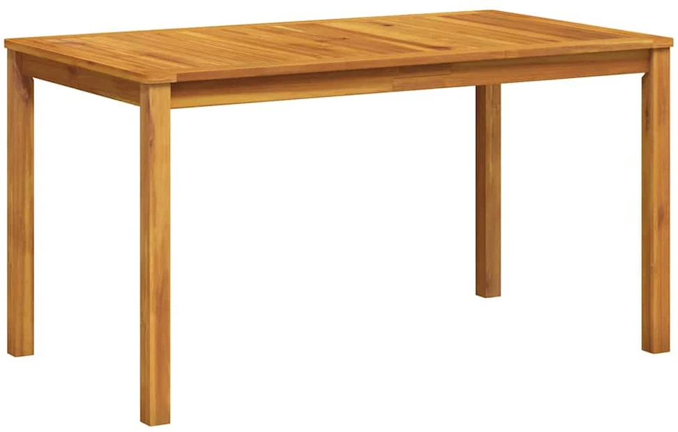 Sodo stalas, 140x80x74cm, akacijos medienos masyvas