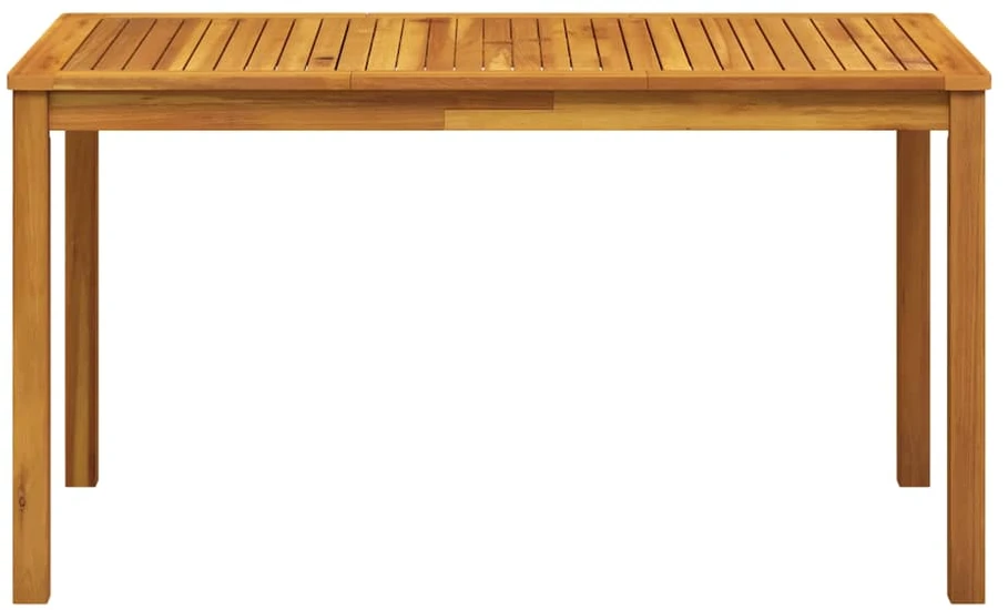 Sodo stalas, 140x80x74cm, akacijos medienos masyvas