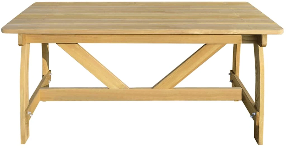 Sodo stalas, 150x74x75cm, impregnuota pušies mediena