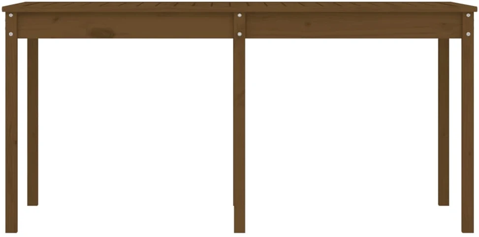 Sodo stalas, medaus rudas, 159,5x82,5x76cm, pušies masyvas