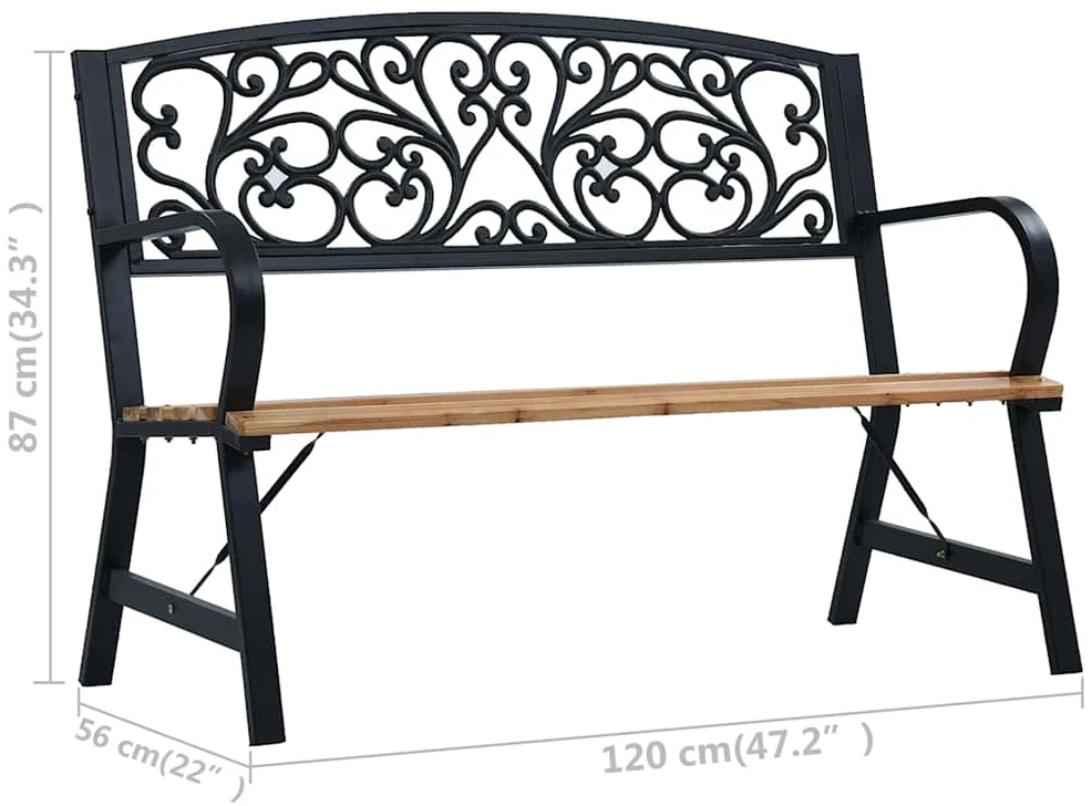 Sodo suoliukas, 120cm, mediena
