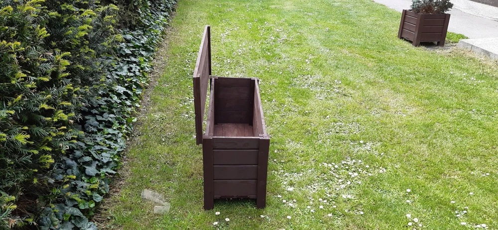 Sodo suoliukas medinis 90cm arba 80cm, 2 spalvos, gamintojas