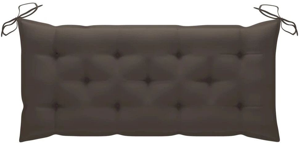 Sodo suoliukas su pagalvėle, 120cm, bambukas
