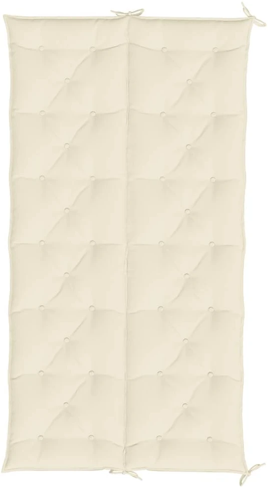Sodo suoliuko pagalvėlė, kreminė, 200x(50+50)x7cm, audinys