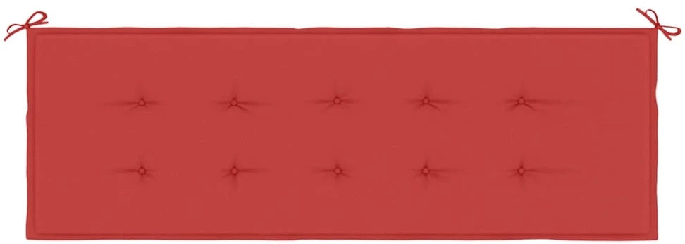 Sodo suoliuko pagalvėlė, raudonos spalvos, 150x50x3cm, audinys