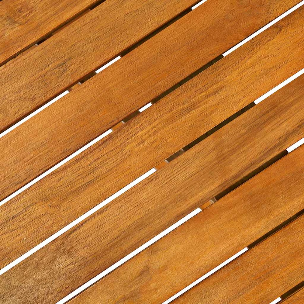 Lauko baldų komplektas Sodo valgomojo baldų komplektas, 5 dalių, akacijos masyvas