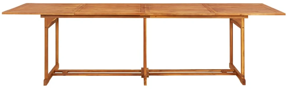 Lauko baldų komplektas Sodo valgomojo komplektas, 13 dalių, 280x90x75 cm, akacija