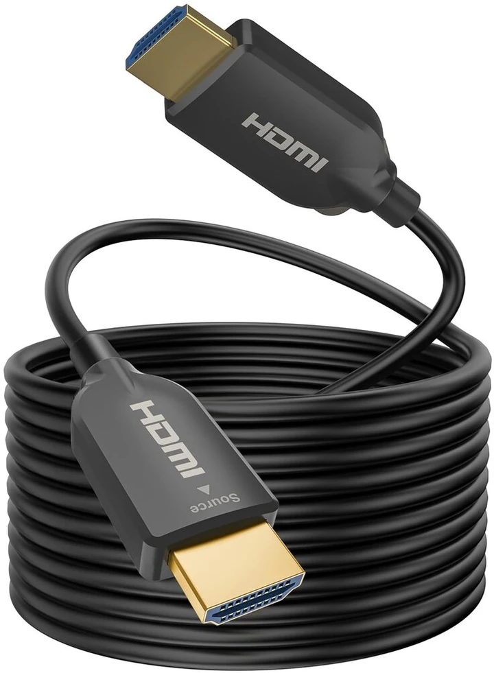 Soeybae 4k Hdmi šviesolaidinis kabelis 10 m, Hdmi kabelis 2.0 4k @ 60hz 18gbps Hdcp 2.2 3d Hdr
