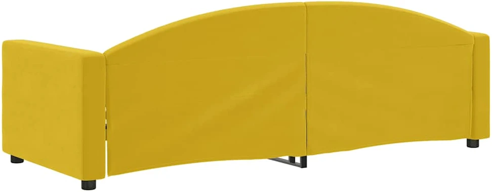Lova Sofa, geltonos spalvos, 80x200cm, aksomas