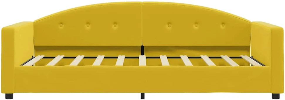 Lova Sofa, geltonos spalvos, 80x200cm, aksomas
