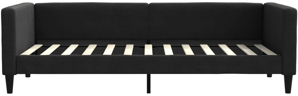Lova Sofa, juodos spalvos, 90x200cm, audinys