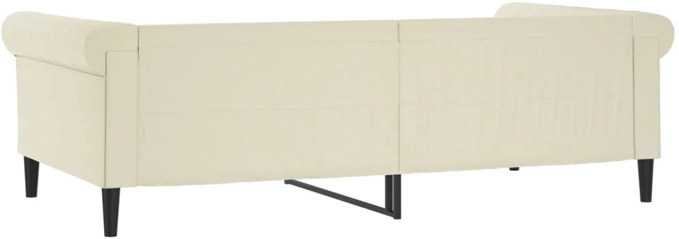 Lova Sofa, kreminės spalvos, 100x200cm, dirbtinė oda