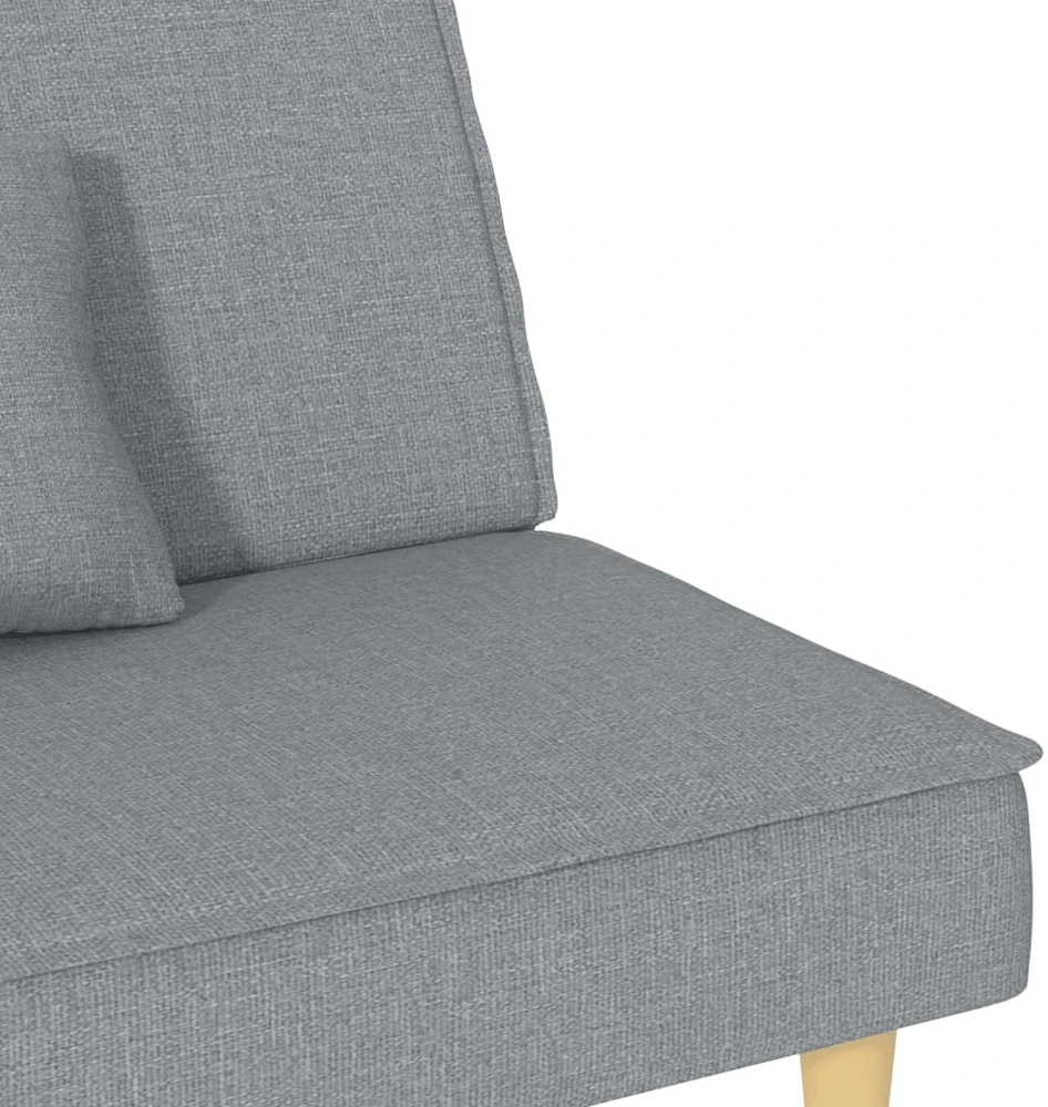 Fotelis Sofa-lova, šviesiai pilkos spalvos, audinys
