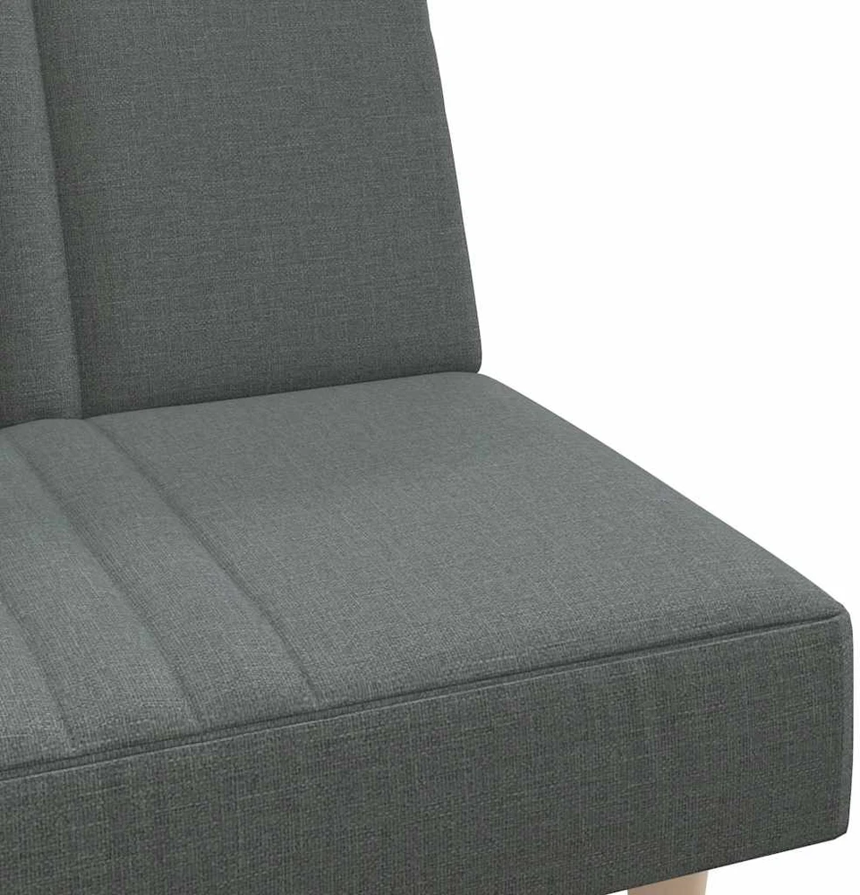 Fotelis Sofa-lova, tamsiai pilkos spalvos, audinys
