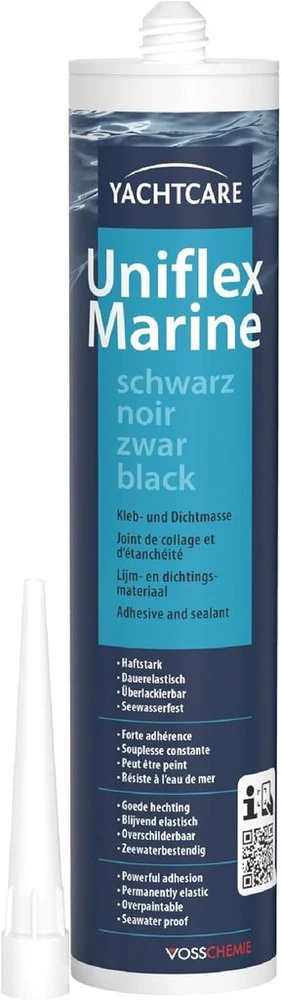 Soloplast uniflex navy seal sandarinimo/klijavimo hermetikas, juodas, 137176