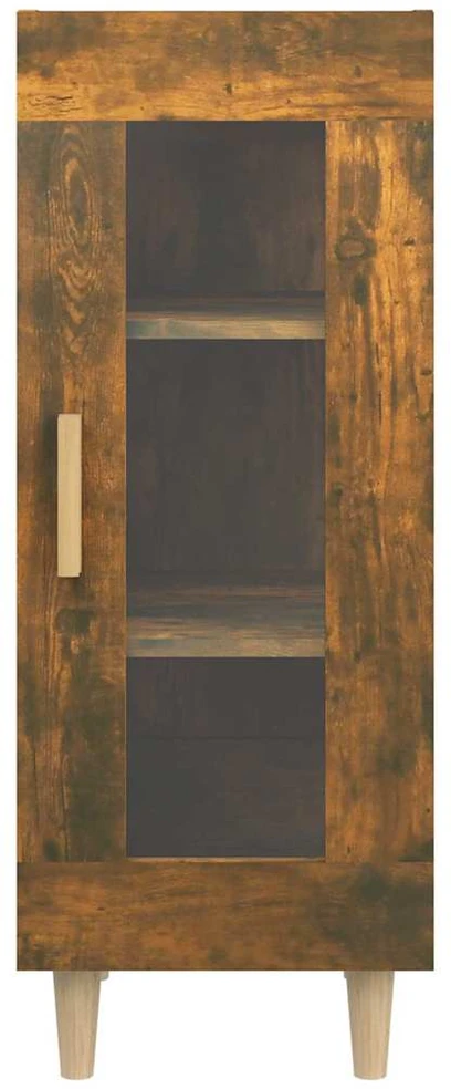 Šoninė spintelė, dūminio ąžuolo, 34,5x34x90cm, apdirbta mediena