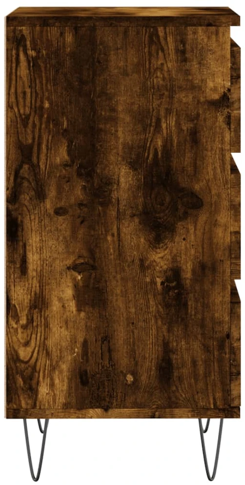 Šoninė spintelė, dūminio ąžuolo, 40x35x70cm, apdirbta mediena