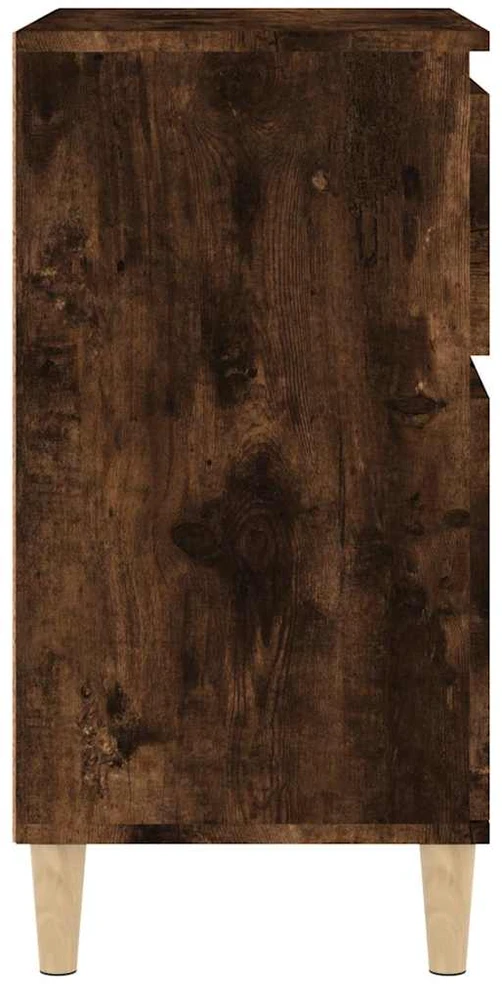 Šoninė spintelė, dūminio ąžuolo, 60x35x70cm, apdirbta mediena