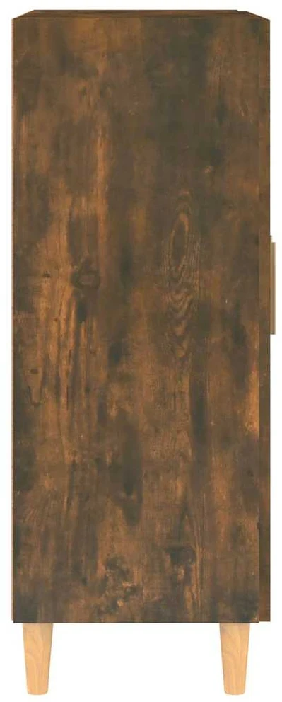 Šoninė spintelė, dūminio ąžuolo, 69,5x34x90cm, apdirbta mediena