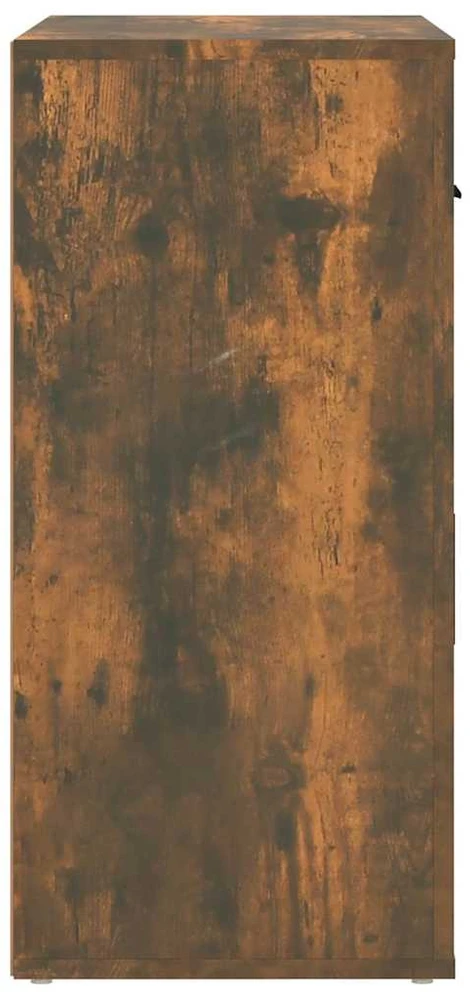 Šoninė spintelė, dūminio ąžuolo, 80x33x70cm, apdirbta mediena