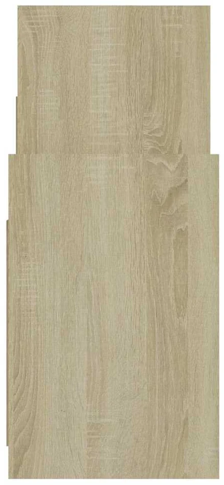 Šoninė spintelė, sonoma ąžuolo, 60x26x60cm, apdirbta mediena