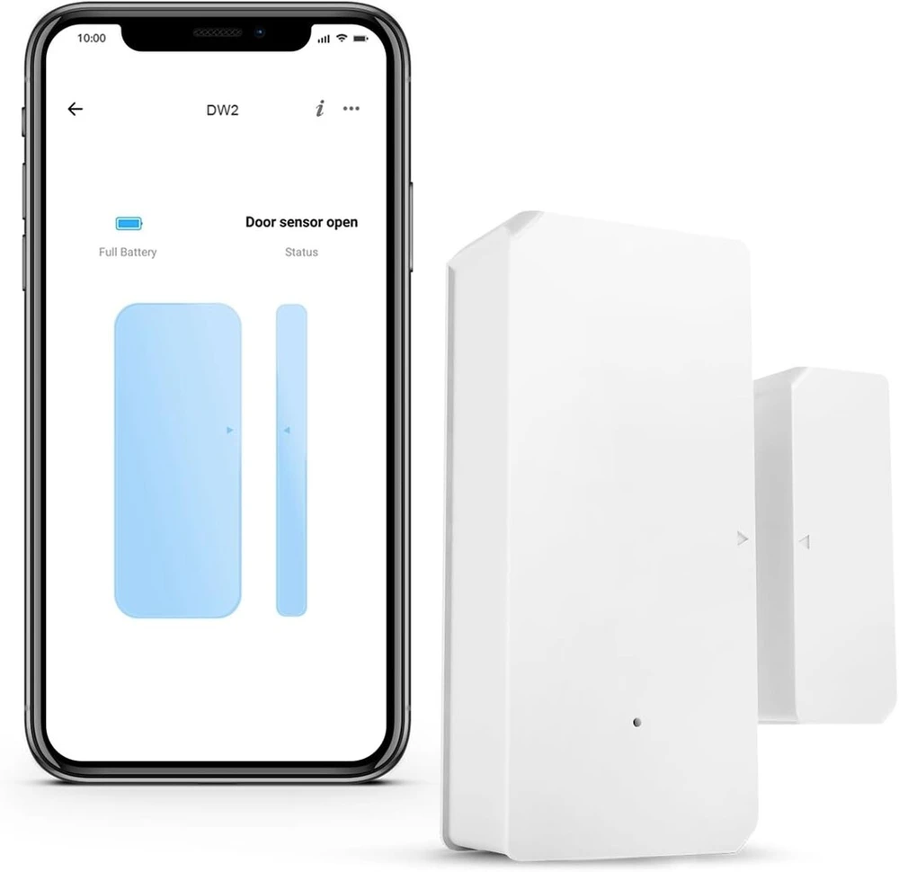 Sonoff Dw2 Wifi Durų/langų Jutiklis su App Aliarmo Funkcija