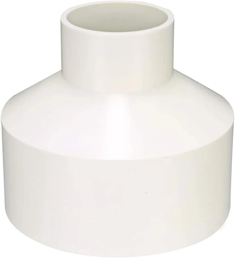 Ventiliatorius Sourcing map pvc movos patefonas patefono vamzdžio adapterio jungtis vamzdžio jungtis 110 mm x 50 mm