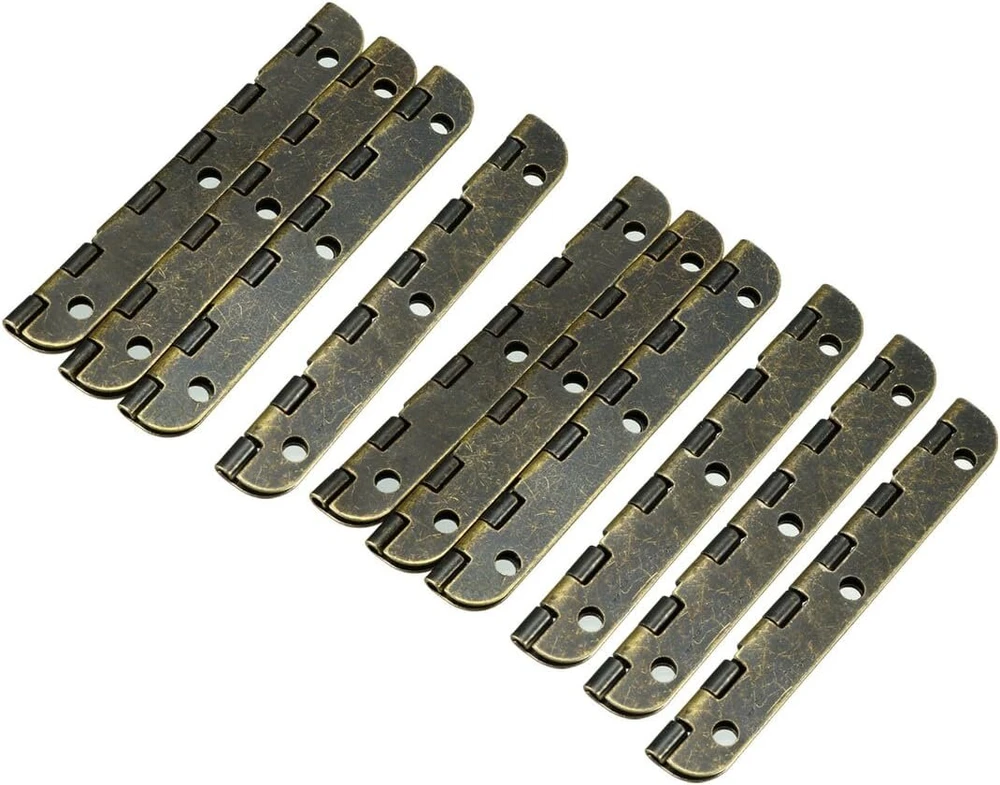 Sourcing map retro stiliaus pakaitiniai vyriai su varžtais 65 mm, antikvarinis bronzos atspalvis, 10 vnt.