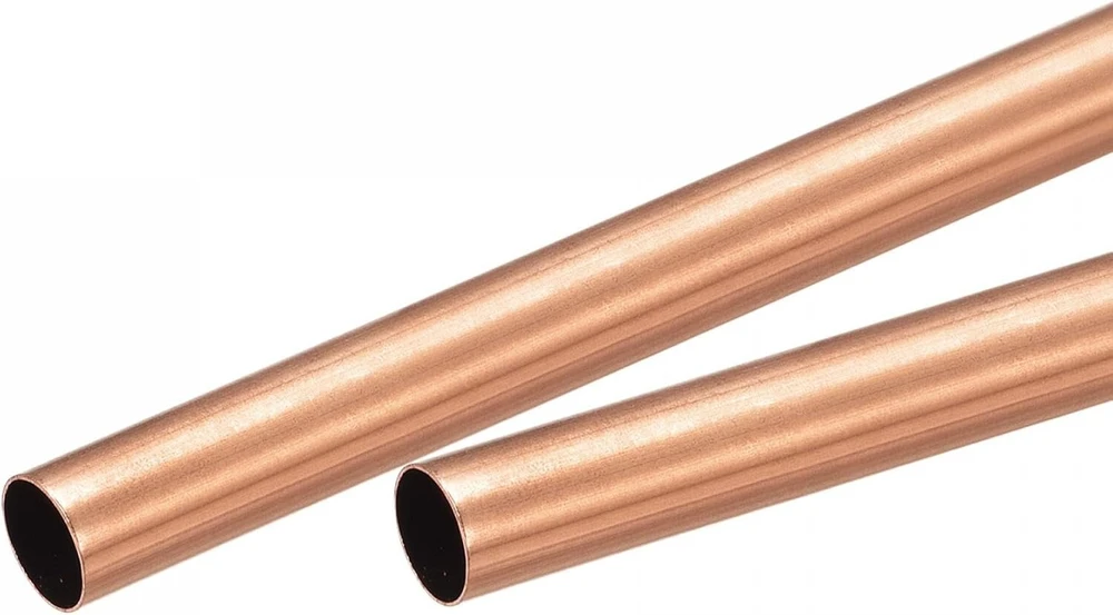 Ventiliatorius Sourcing map varinis apvalus vamzdis 8 mm išorinis skersmuo 0,25 mm sienelės storis 200 mm ilgio vamzdis, 2 vnt.