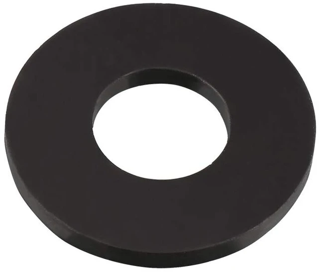 Sourcingmap® 18mm išorinis skersmuo o-žiedo žarnos tarpinė plokščia guminė poveržlė maišytuvo įvorei, 10 vnt.