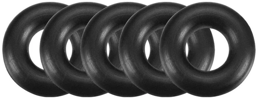 Sourcingmap® 200 11x5x3 mm guminis o žiedas sandarinimo poveržlė juoda vandens žarna