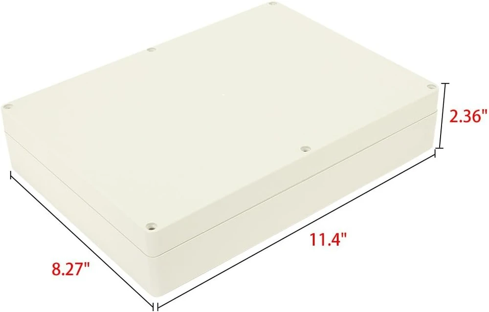 Sourcingmap® 290 mm x 210 mm x 60 mm abs jungiamoji dėžutė universalus elektrinis projektinis korpusas