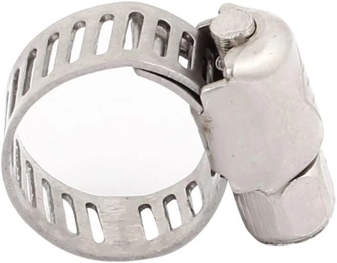 Ventiliatorius Sourcingmap® 6mm-12mm reguliuojamas diapazonas 8mm plotis nerūdijančio plieno sliekinės pavaros žarnos spaustukas 20vnt