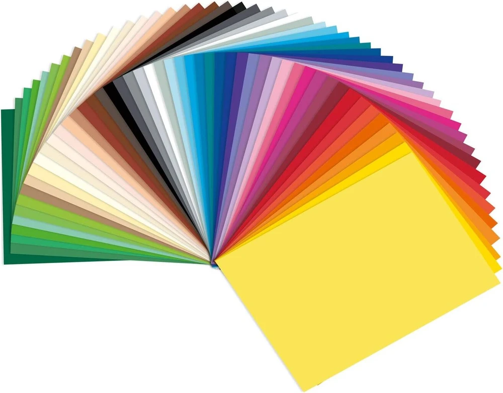 Spalvoto popieriaus rinkinys, 25x35 cm, 130 g/m², 25 lapai