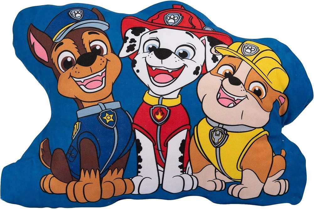 Spin Master United Labels Paw Patrol pagalvėlė - Paw Boy - pliušinė dekoratyvinė pagalvė 37 x 26 cm